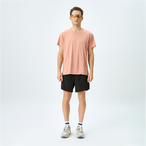 เสื้อยืดออกกำลังกาย โพลีเอสเตอร์ 100% สำหรับเล่นกีฬา ฟิตเนส วิ่ง ยิม แห้งเร็ว คอกลม สำหรับผู้ชาย - Product Image 3