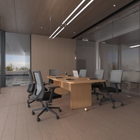 Ensemble de chaises de table de conférence de luxe moderne pour 8 personnes de grande capacité pour le bureau de l'entreprise école hôpital salle de réunion