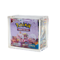 Boîte à cartes en acrylique pour présentoirs de cartes à collectionner, étui de protection magnétique robuste pour le stockage en magasin