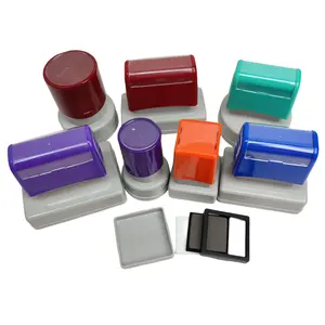 Custom Stamp Logo Personalized Double Foam Color Casing Stamp With 4mm Foam Flash Stamp