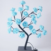 LED-Rosenbaum-Lampe USB-Aufladbar Eingebauter Akku Warmes Nachtlicht Romantische Schlafzimmer-Hochzeits-Valentinstag-Tischdekoration Geschenklampe