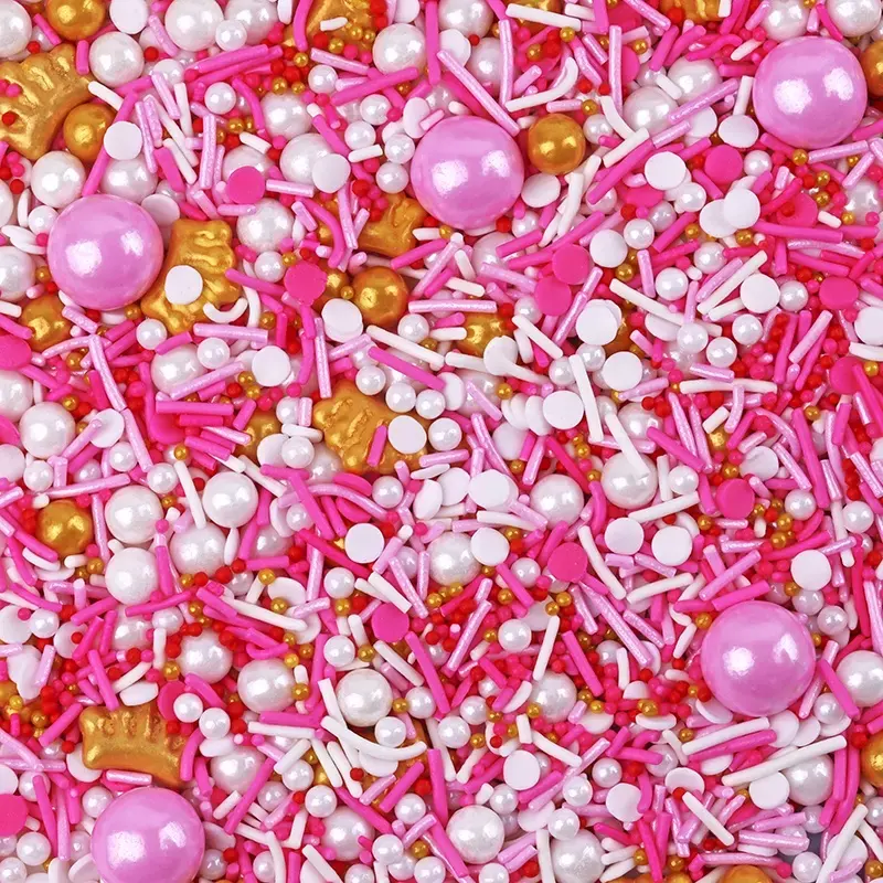 Taburan Campuran dengan Wafer Bentuk Musim Panas Harga Grosir Bahan Kue Confetti Taburan Dekorasi Kue