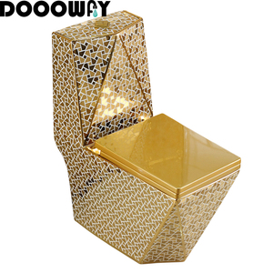 衛生陶器ゴールデンカラーセラミックドラゴン便器シートゴールドWc便器セット - Product Image 2