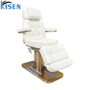 KISEN <b>Electric</b> Foldable Portable PVC Beauty Bed Modern Design Adjustable Massage <b>Table</b> for Hotels & Gyms Commercial Furniture - Product Image 6
