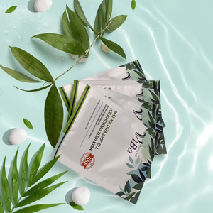 Masque en tissu pour le visage ViBa, hydratant nourrissant, revitalisant pour la peau, à l'eau de coco fermentée et à l'eau minérale, unisexe, parfum naturel, pour tous types de peaux - Product Image 1