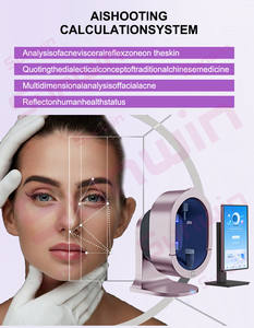 Analyseur de peau faciale 3D <span class=keywords><strong>Prix</strong></span> 2025 Analyse de peau professionnelle Ai Scalp Korea Device Portable High Tech Skin Tone Detector - Product Image 4