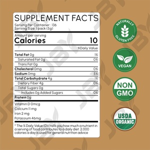 JBY Yüksek Lifli Doğal <span class=keywords><strong>Psyllium</strong></span> Kabuğu Tozu, Sindirim Sağlığı, Bağırsak Temizliği ve Günlük Bağırsak Düzeni Desteği İçin - Product Image 2