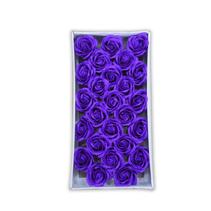 5 capas 25 unids/caja Jabón perfumado Floral pétalos de rosa cuerpo para el Día de San Valentín aniversario Día DE LA MADRE jabón de baño rojo rosas regalos - Product Image 6