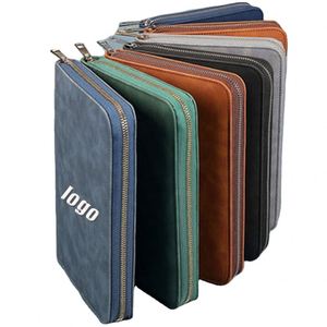Custom Logo Promotional A5 Paper Replaceable <b>Notepad</b> in Leather Portfolio with Detachable Papers and Core Customizable - Product Image 2