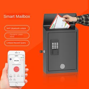 Boîte aux lettres de courrier étanche à l'extérieur en métal et en acier Smart APP Parcel Delivery Drop Box - Product Image 6