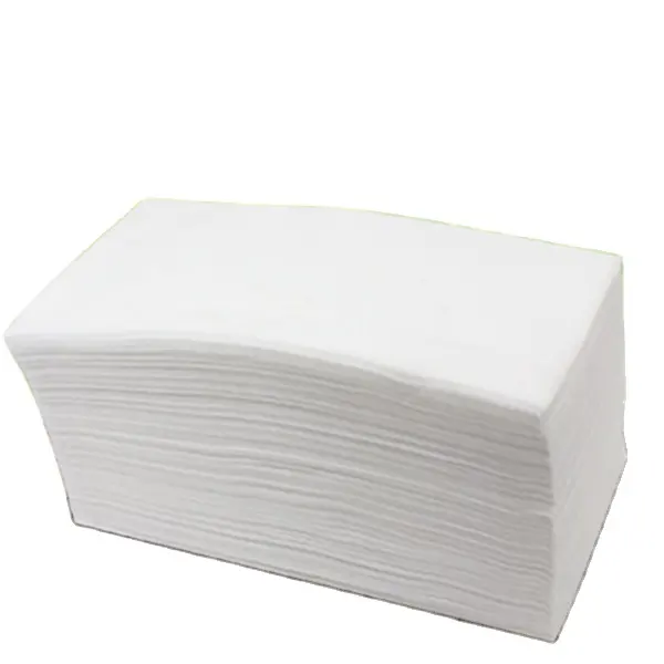 Nonwoven disposable hair drying towel