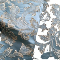 Tissu brocart doré tissé, style cour, ornemental, poids moyen, pour artisanat, cheongsam, vêtements pour femmes, relief texturé, rideau rigide