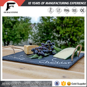 Plateaux de service antidérapants à motif de la belle et la bête, <span class=keywords><strong>d</strong></span>'<span class=keywords><strong>oie</strong></span> <span class=keywords><strong>d</strong></span>'<span class=keywords><strong>oie</strong></span> à volants noirs, planches en ardoise, plateaux de service alimentaires - Product Image 3