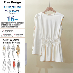 Canotta da Donna Estiva a Maniche Corte, Intimo Traspirante in Cotone Eco-Friendly, Casual, Regolare, ODM, Ingrosso Guangdong - Product Image 1