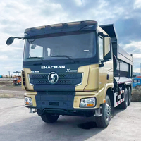 Camion benne basculante d'occasion Shacman X3000 6x4 375HP 430HP Euro5 à conduite à gauche à vendre