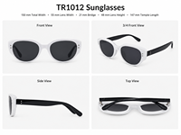 Lunettes de soleil ovales de luxe en acétate noir, polarisées UV400, unisexe, haut de gamme, style rétro, monture intégrale, anti-lumière bleue, anti-reflet