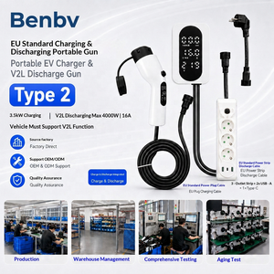 Chargeur-<span class=keywords><strong>d</strong></span>échargeur bidirectionnel Type 2 avec résistance de 75 ohms utilisé pour les véhicules électriques Omoda Jaecoo avec sélection <span class=keywords><strong>d</strong></span>'ampérage - Product Image 5