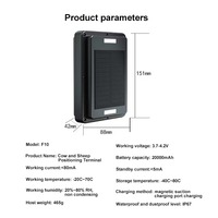 Traceur GPS solaire Beidou pour le suivi en temps réel du bétail, des chevaux, des bovins, des moutons, des chameaux pour la gestion des ranchs
