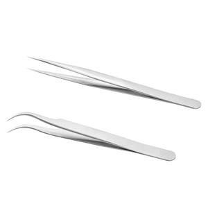 Pince à épiler pour cils en acier inoxydable, prix de gros, qualité supérieure, design personnalisé, pince à épiler pour cils noire - Product Image 5