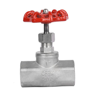 Vanne à opercule filetée en acier inoxydable 1 pouce pour vapeur haute température à usage industriel - Product Image 1