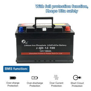 Yüksek güç 12v 100ah lityum demir fosfat LiFePO4 pil paketi pil atlama marş araba atlama marş güç bankası - Product Image 3