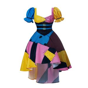 Vestido de Princesa Colorido con Mangas Abullonadas para Mujer, Disfraz de Cosplay de Halloween para Personajes de Películas y <span class=keywords><strong>Anime</strong></span> - Product Image 1