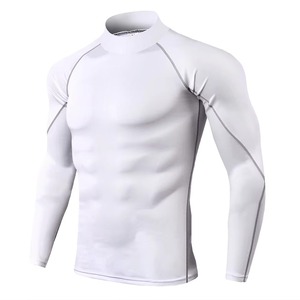 Maglietta Rash Guard OEM ODM per Uomo, Stampa in Sublimazione, Spandex, per BJJ, Palestra, Surf, Immersioni, Maglia Compressiva - Product Image 5