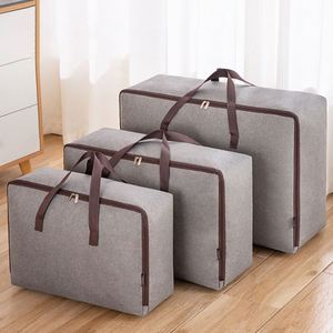 Sac de rangement pliable grande capacité pour couettes et vêtements en tissu Oxford – Organisateur domestique pour couettes et vêtements - Product Image 2