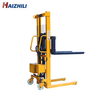 Haizhili Good Lifts Equipos de manejo de materiales Operado a mano Batería Semi apilador eléctrico Carretilla elevadora 1T 3,5 m - Product Image 6