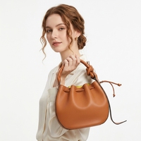 Sac fourre-tout en cuir véritable de luxe pour femmes, design personnalisé, léger et portable
