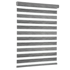 Accionamiento eléctrico Control remoto inalámbrico Día y Noche Ventana eléctrica Blackout moderno Zebra Roller Blind para Windows K502 - Product Image 2