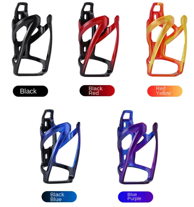Best Lightweight Mtb Plastic Gradient Bicycle Water Bottle Pc Cage Holder Bike Cycle Cup Rack
