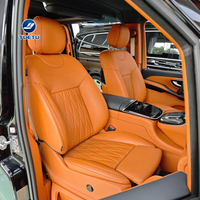 Kit complet de garnitures en cuir Nappa pour sièges de capitaine d'intérieur de fourgonnette Mercedes Benz Classe V W447