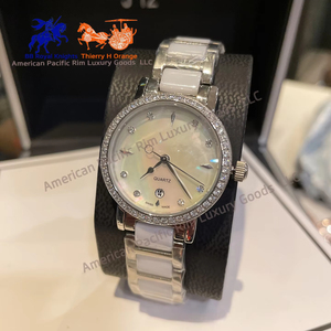 Longnes – montre à Quartz élégante pour femmes, nouvelle montre de luxe en acier inoxydable, bracelet en cuir, étanche, avec pointeur Ronda - Product Image 2