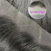 Filet en dentelle HD suisse de qualité supérieure pour la fabrication de perruques et les bonnets de perruque, filet de fermeture en dentelle HD transparente véritable
