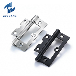 บานพับสแตนเลสขนาด 3 นิ้ว หนา 1.5 มม. 180 องศา ดีไซน์ไม่มีร่อง สำหรับประตู หน้าต่าง ตู้ครัว ห้องน้ำ - Product Image 1