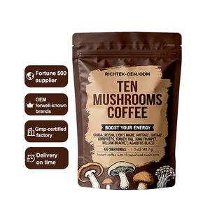 Caffè ai Funghi Private Label, Caffè ai Funghi Biologico con Estratto di Criniera di Leone, Chaga, Cordyceps e Reishi - Product Image 6