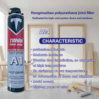 Colle monocomposant en mousse de polyuréthane TIAN JIAN A24 900g 750ml pour portes en bois, travaux de menuiserie et décoration intérieure