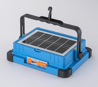 Projecteur solaire à décharge progressive 6V 3W IP65 avec commande tactile, lampe LED réglable et amovible pour jardin, aménagement paysager et construction
