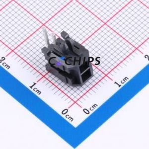 430450202 Wire-to-Board Pin Header Bent Lead Through Hole,P=3mm Connector 2x1P 3mm Right Angle Insert Micro-Fit (MX 3.0) - Product Image 1