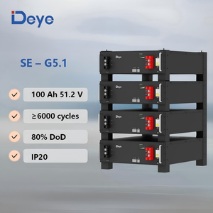 Литиевые батареи Deye Residential ESS SE-G5.1 51.2 В 100 Ач 5 кВт·ч LiFePO4 для солнечных энергосистем - Product Image 1