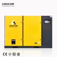 Compresseur d'air à vis LOGICAIR double étage PM VSD haute pression 22-250 kW 10 bars 220 V silencieux monophasé pour applications médicales et alimentaires
