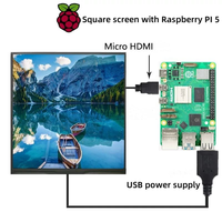 Écran carré de 10 pouces 1200x1200, interface MIPI, 1000 nits, haute luminosité, écran IPS, angle de vision complet, module LCD TFT