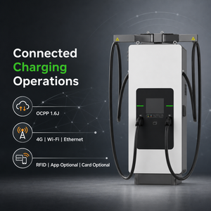 สถานีชาร์จรถยนต์ไฟฟ้าเชิงพาณิชย์ StarCharge V3 120kW/180kW แบบ Dual CCS2 สำหรับผู้ให้บริการชาร์จและเครือข่าย CPO - Product Image 3
