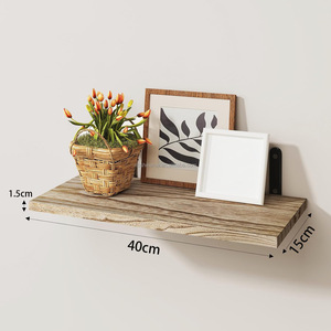 6 Tier Thép Gỗ Tráng Nổi Tường Kệ Giá Tổ Chức Treo Tường Lưu Trữ Lớn Kệ Sách Cho Trang Trí Nội Thất Phòng Tắm - Product Image 2