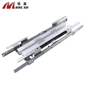 Ming Xin Telescopic <b>Drawer</b> Slide 830mm Aluminum Alloy Heavy Duty For <b>Desk</b> Extension Hardware - Product Image 1