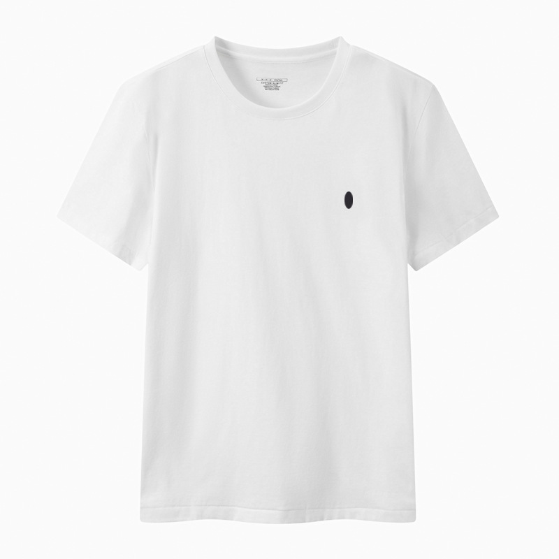 White with sapphire blue pony logo