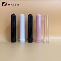Bouteilles d'eau avec couvercles à vis pour animaux de compagnie, pot de tube personnalisé 21g 1 litre 28mm 38mm 45mm 46mm 30/25 Pco 1881 cou en plastique 500ml