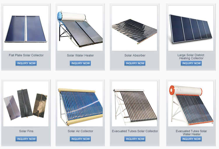 Energy Balance Glazed Solar Collector Low Price And High