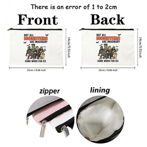 1 pcczvintage Monster Mash borsa per il trucco liberale, decorazioni per la doccia da sposa, regali di fidanzamento nuziale addio al nubilato - Product Image 2